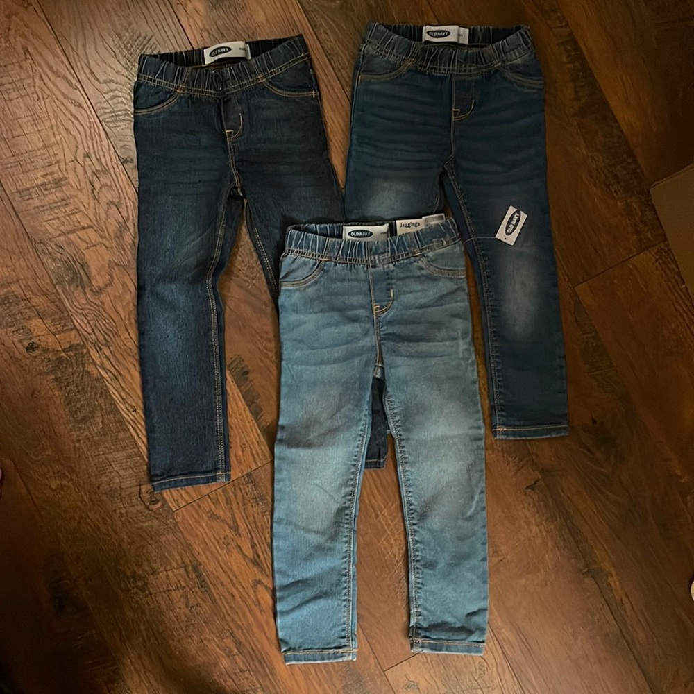 New! 4T Toddler Old Navy Jeggings bundle of 3